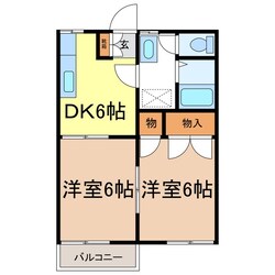 本郷駅 徒歩9分 2階の物件間取画像